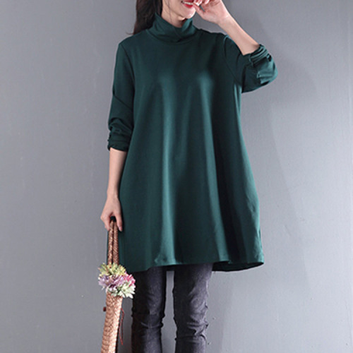 kaonoshi:Turtleneck Mini Dress Discount Code : Jan15off (15% off)