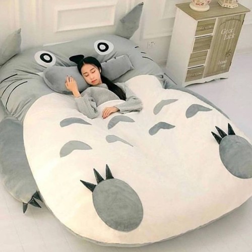 Want or need?⁣ Kawaii totoro plushie bed in our shop⁣ Get yoursLink in bio @kawaiigirlshopco and Alw