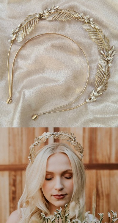 sosuperawesome:Halo Crowns / HeadbandsHoney and Ember on Etsy