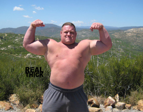 thebigbearcave:  HORNED ON HUGE MUSCLE ARSE 