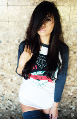 vanstyles:  Paloma in her Diamond t-shirt 