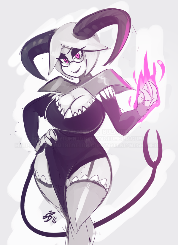 artofnighthead:  Something for @oolongearlgrey ‘s Bday, Eldest of the succubus