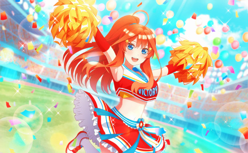 RECOLORED |  Cheerleader   ↳ ☆ ° Itsuki Nakano ♡ ° ☆