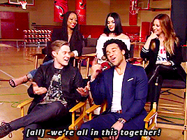 dinoscully:  The High School Musical cast has really got their head in the game concerning puns. 