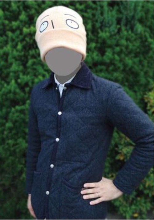 One punch man knitted hat