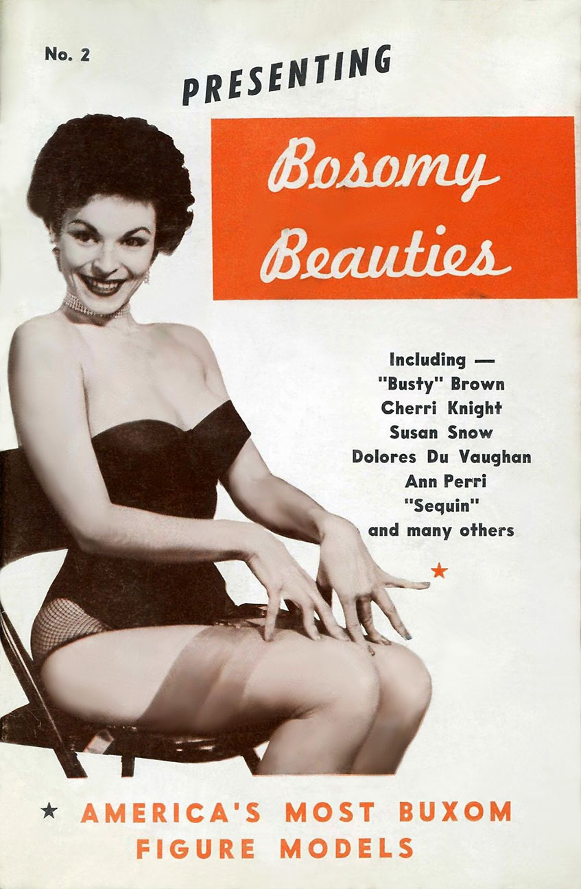 Sequin         (aka. Geraldine Garner)The cover to #2 in the “PRESENTING Bosomy