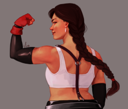 yinza: Tifa Appreciation Week - Day 5: physical feature Dear Squeenix: give Tifa muscles you cowards 