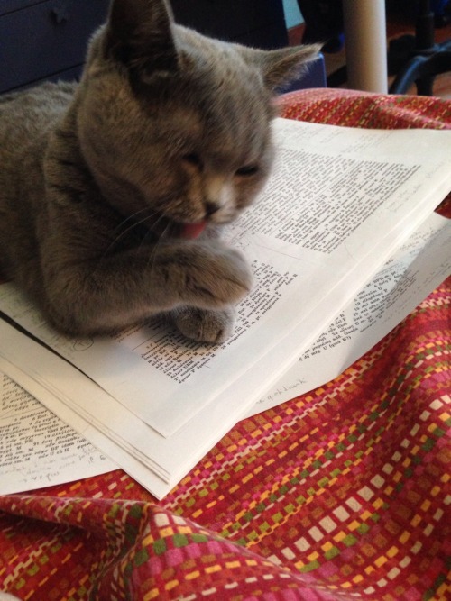 she’s bathing on my greek texts