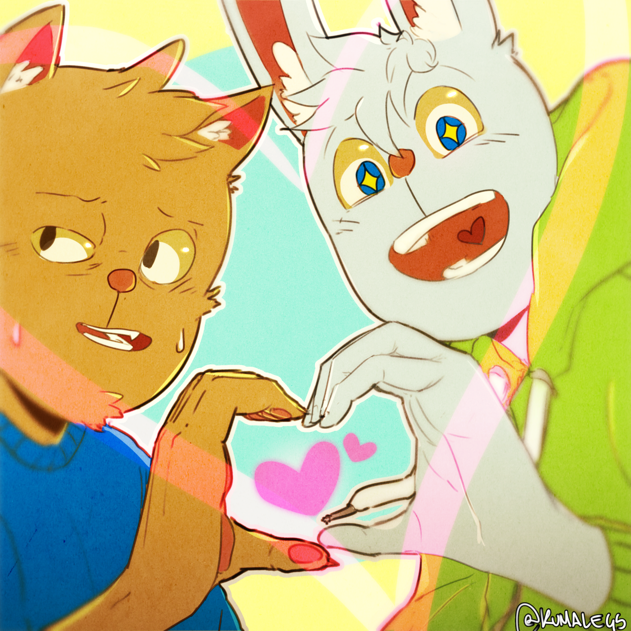 kuma-sans:  happy late valentines day!  