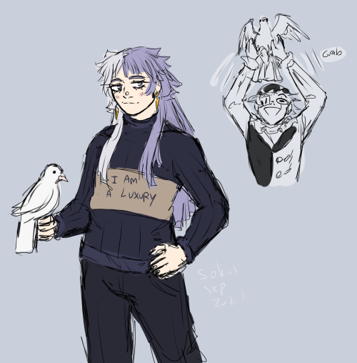 Hc Gogol And Sigma Both Like Birds. Except Sigmas Just A Bit.. Better At Handling Them. Gogol Will Just