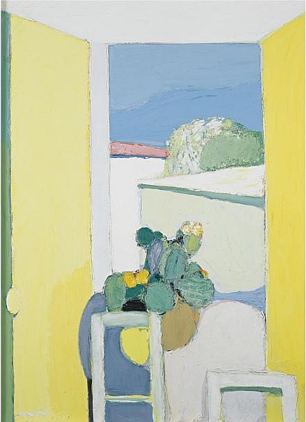 terminusantequem:  Roger Mühl (French, 1929-2008) - La Fenêtre ouverte [n/d] - oil on canvas, 135.8 