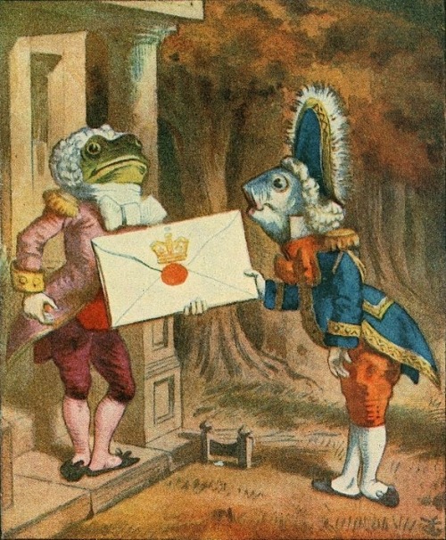 magictransistor:  Alice’s Adventures In Wonderland by Lewis Carril (Macmillan & Co.) First edition, 1866.  Sir John Tenniel (Harry G. Theaker colour-plates), Alice’s Adventures in Wonderland (Macmillan & Co.), London,  1911.