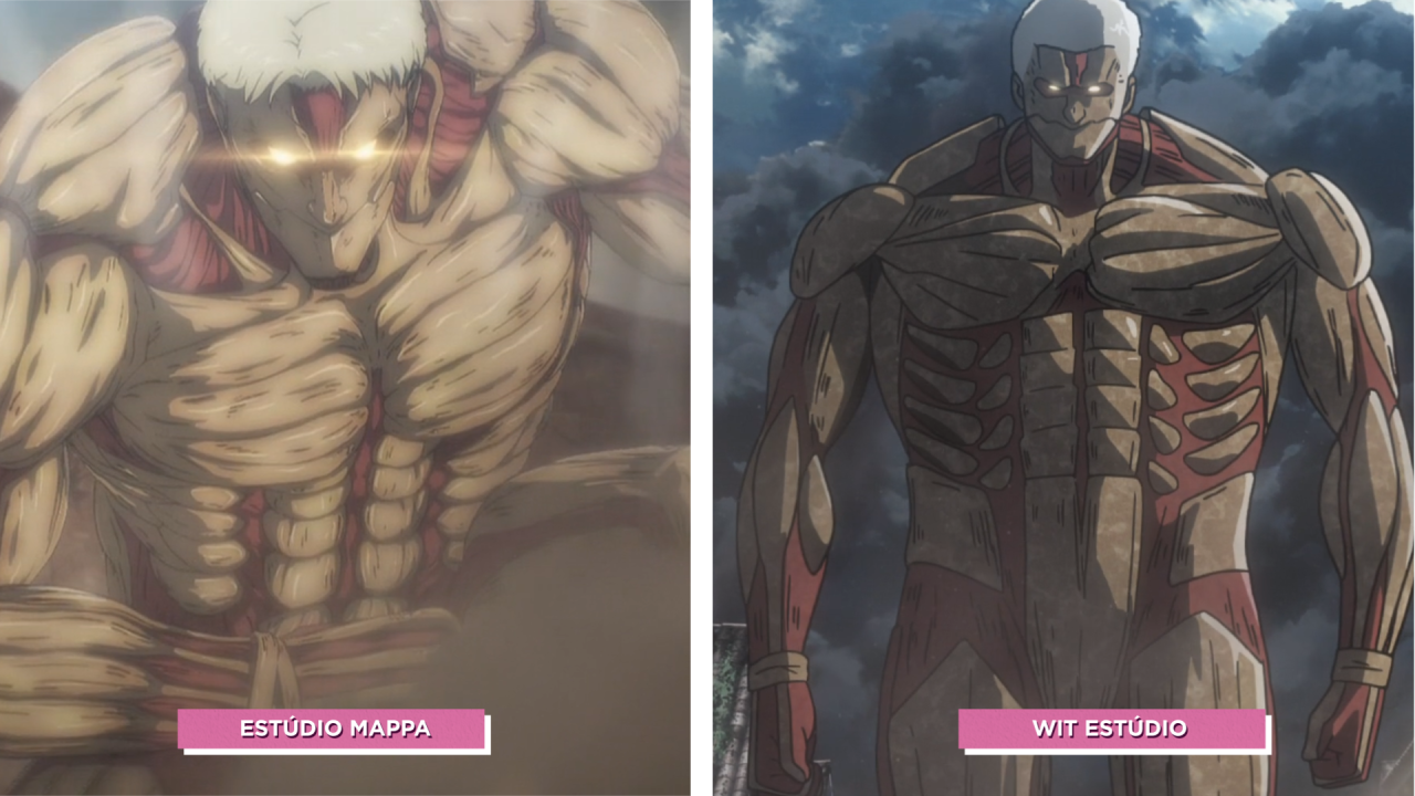 Shingeki no Kyojin The Final Season: a diferença entre WIT e MAPPA