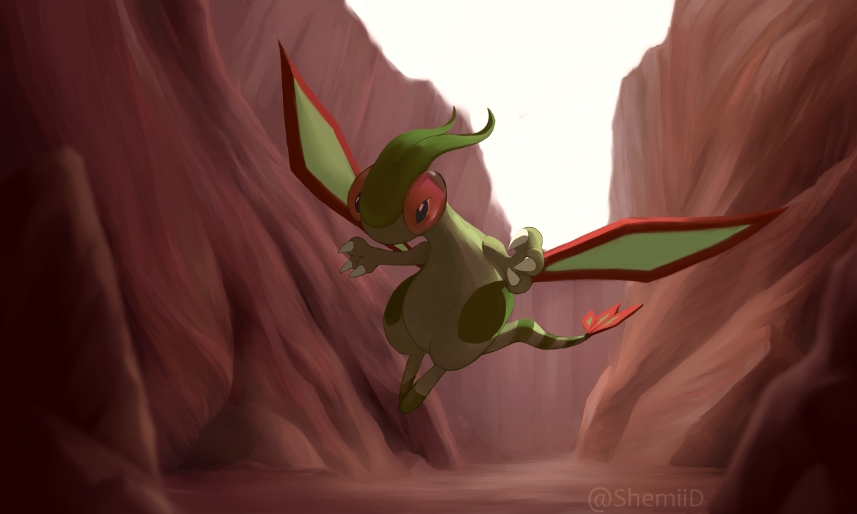 Flygon is pretty cool also