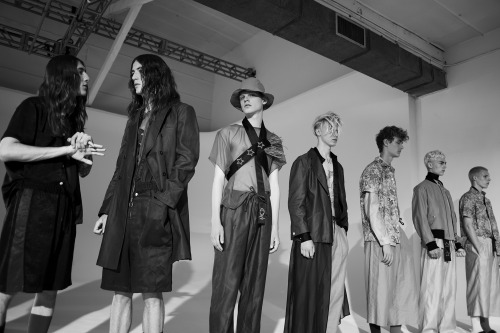 Fingers Crossed BTS for New York Fashion Week Menswear by Karina Ordell