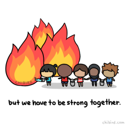 chibird:  (Part I: This is not fine) Please take care of yourselves and those who need your help. There are some out there who can’t afford to be strong right now, and we need to find strength together. Please let us not fall into apathy, please let