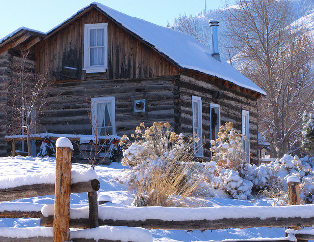 elorablue:  A Light Cover of Snow by Colorado Sands on Flickr. 