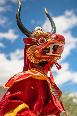 Sandeepachetan:  Sani Festival, Zanskar Valley, India On Flickr. Monk Performing