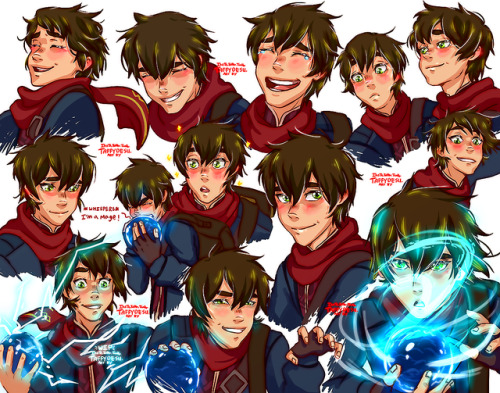 taffydesu:MEET THE CUTEST MAGE (Callum Redraws!) &lt;33