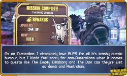 borderlands-confessions:  “As an Australian,