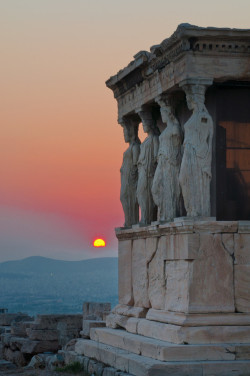 stunningpicture:  Sunset in Athens