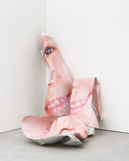 mentaltimetraveller:  Bruno Zhu, FALLING STARS SERIES, 2018, digital print on matte paper, wrapping paper, aluminium foil, chicken wire, dimensions variable