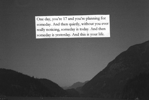 Yesterday is ours.