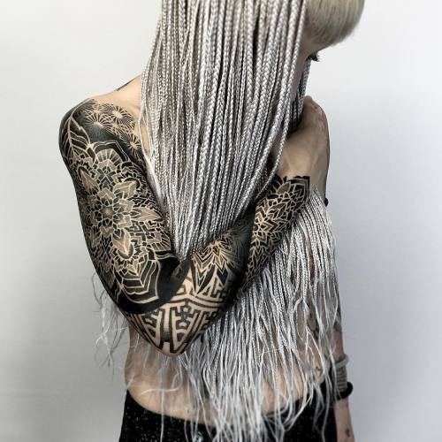 th-ink-inspiration: Otheser Stc, Black Geometry, Tattoo artist at Sake Tattoo Crew Athens One of m