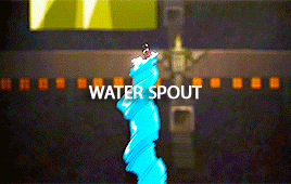 giffingkorra:  korra +  bending variations requested by anon 
