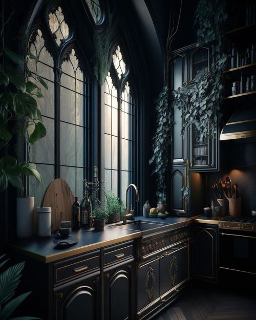 Gallery — KM Designs  Dark home decor, Gothic kitchen, Gothic