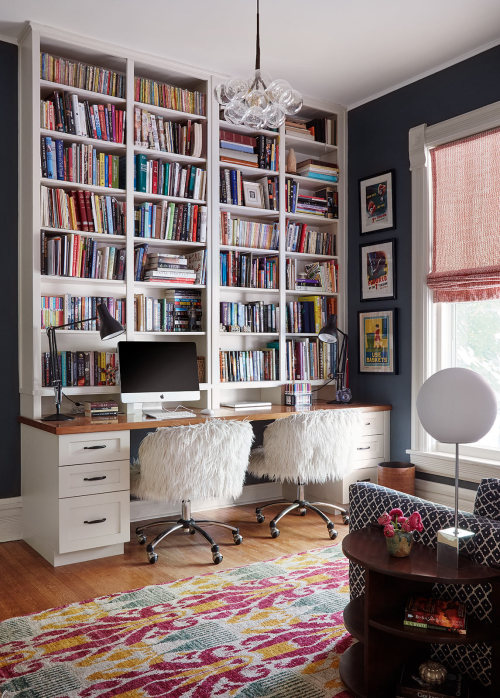 1960s furnishings in a historic 1880s home.