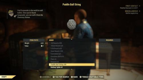 What do you use Paddle Ball String for? You can find out in B.E.T.A. next month#Fallout76
