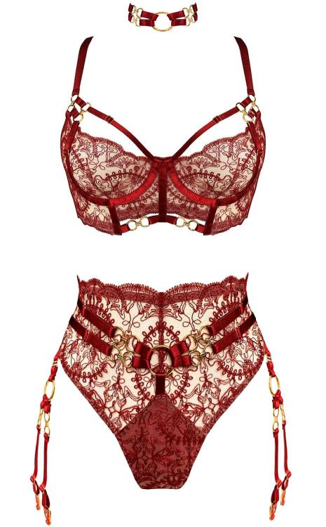 Martysimone:    Bordelle | Cymatic • Bodice Bra + High Waist Thong With Detachable