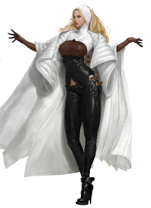 peckanpie: thecollectibles:   Hunting era character concept art by  Sangsoo Jeong   @micma 
