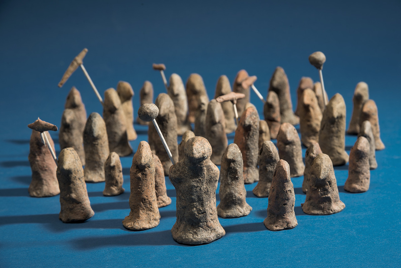 theegoist:Amazing and unique finding of 43 anthropomorphic figurines, terracotta,
