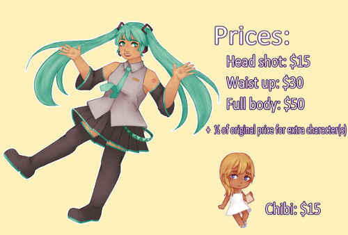 vincaris: reopening commissions!  payment is through paypal and must be payed full price upfront I