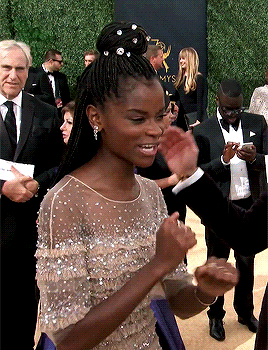 letitiawrights: Letitia Wright at the 2018 Emmys
