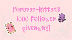 forever-kitten:  Hello followers! In honor of my blog’s 1000 follower mark, I’m doing a Caregiver/little themed giveaway!  RULES: must be following me (checking) must be comfortable with giving me a shipping address I can only ship to the USA. Sorry!