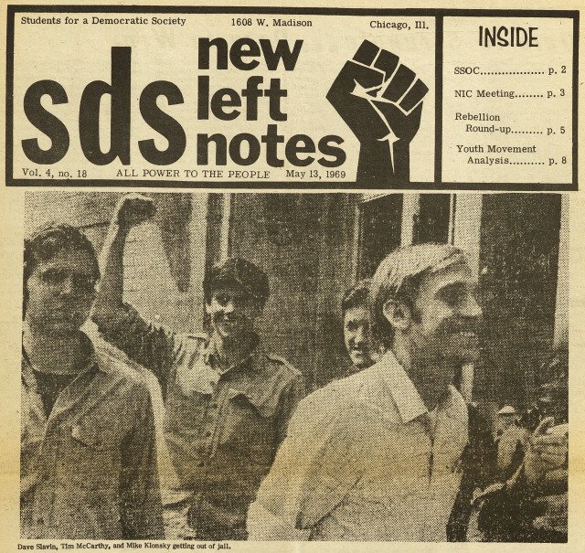 (SDS) New Left Notes, 1969
