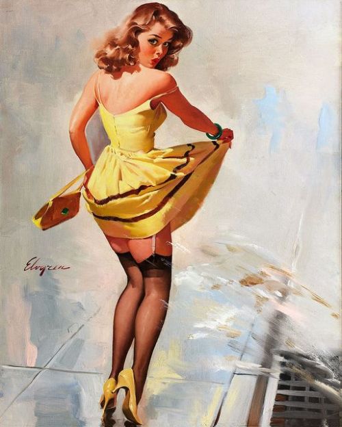 Gil elvgren pin up art