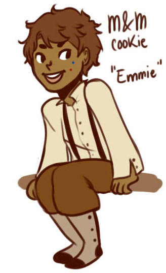 More cookie characters! Emmie is Chip’s little brother. 