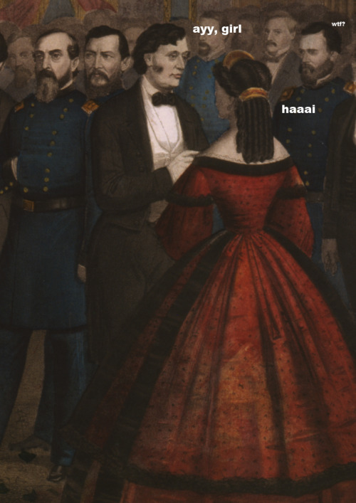 lizzywhimsy:I love “Abraham Lincoln’s last reception” by Anton HohensteinThere’s so much going on in