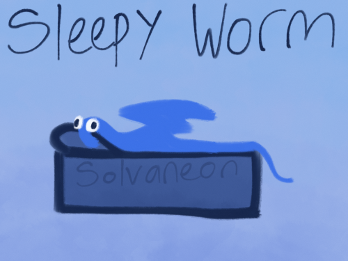 So I Was Feeling Tired And Remembered That My Sona Is A Worm On A String With Wings So Uh