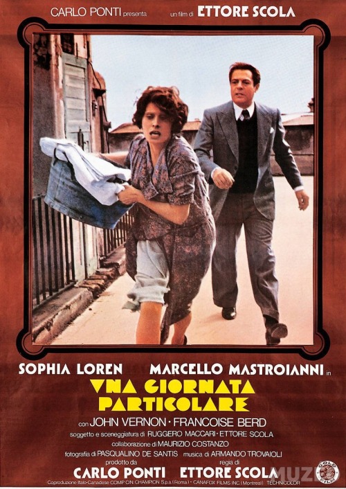 Una giornata particolare - Este é o 5º de 10 filmes em que o diretor Ettore Scola e o ator Marcello 