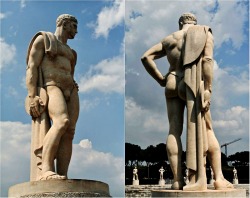 hadrian6:  Marble Statues of  Athletes.Stadio