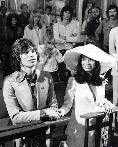 gregorygalloway:Mick Jagger and Bianca Pérez-Mora Macias were married on 12 May 1971 in Saint