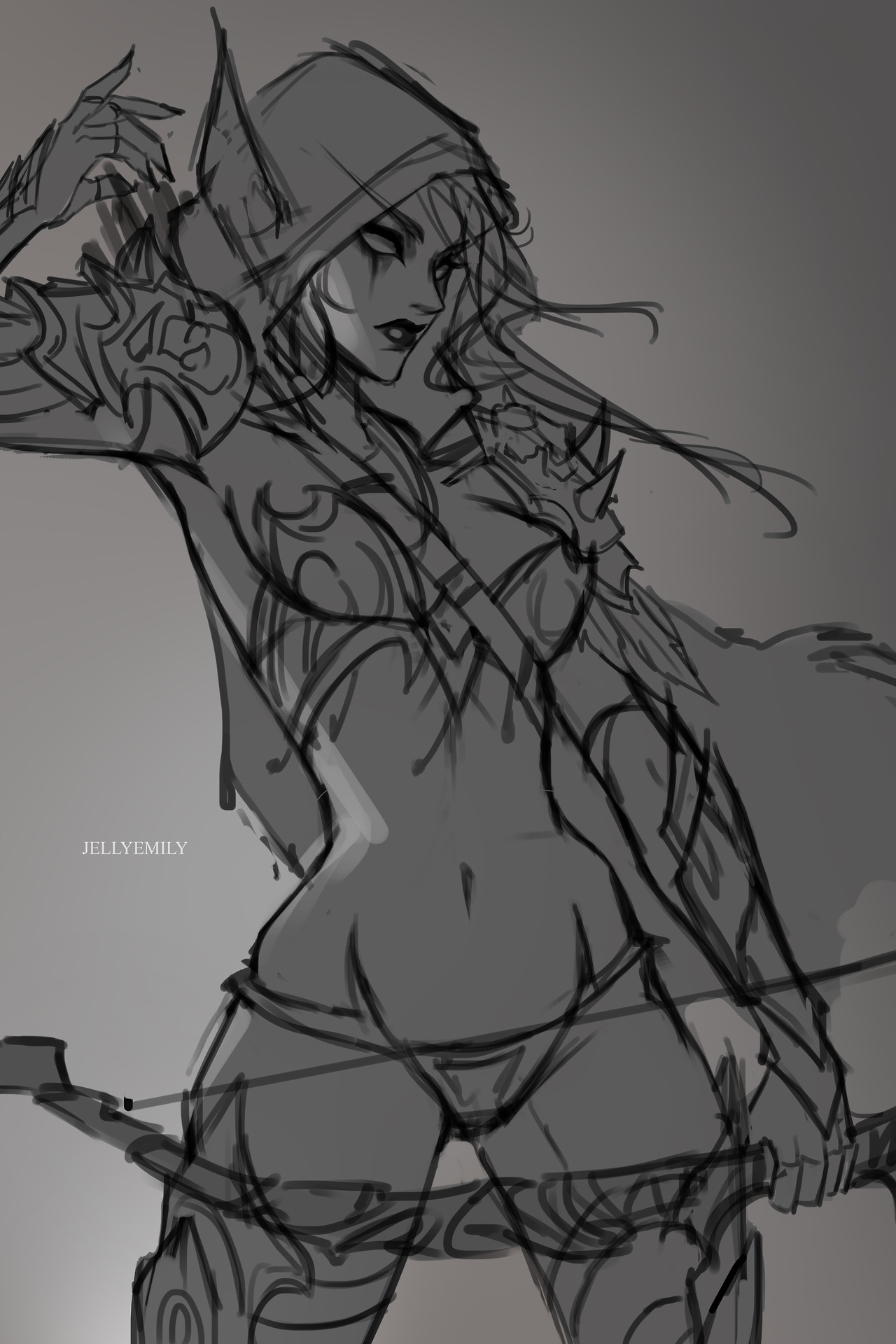 jellyemily:  Something I’m working on at the moment 😳 For the Horde?