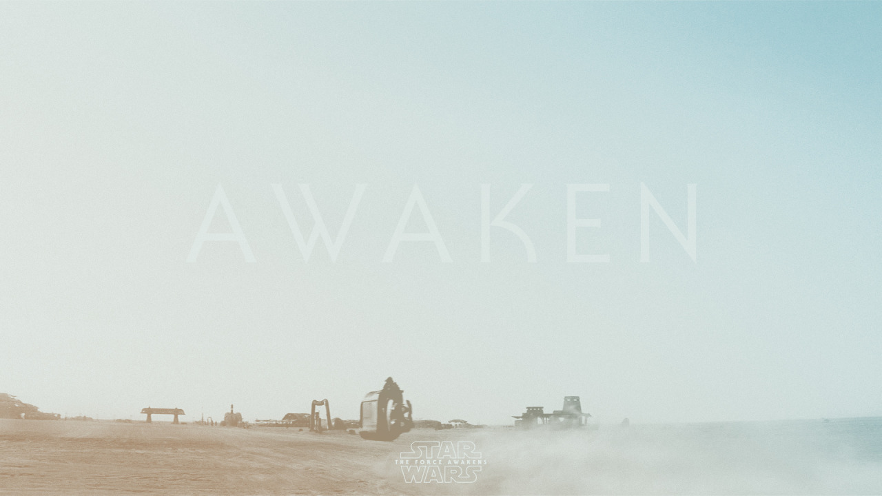 Star Wars: The Force Awakens wallpaper revisited.