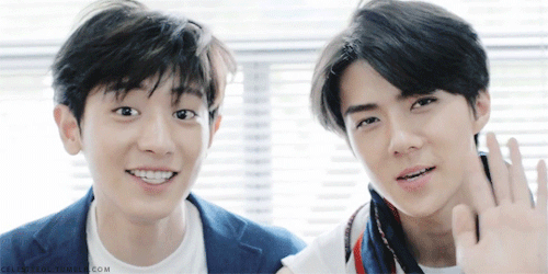 celestyeol:                           Chanyeol & Sehun — CECI August 2015 .