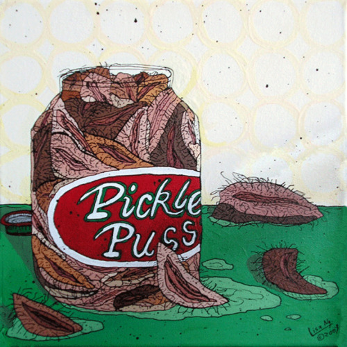 red-lipstick:  Lisa Ng (b. 1984, Hamilton, Ontario) - 1: Eyeball Pie, 2008  2: Cannibal Coffee 
